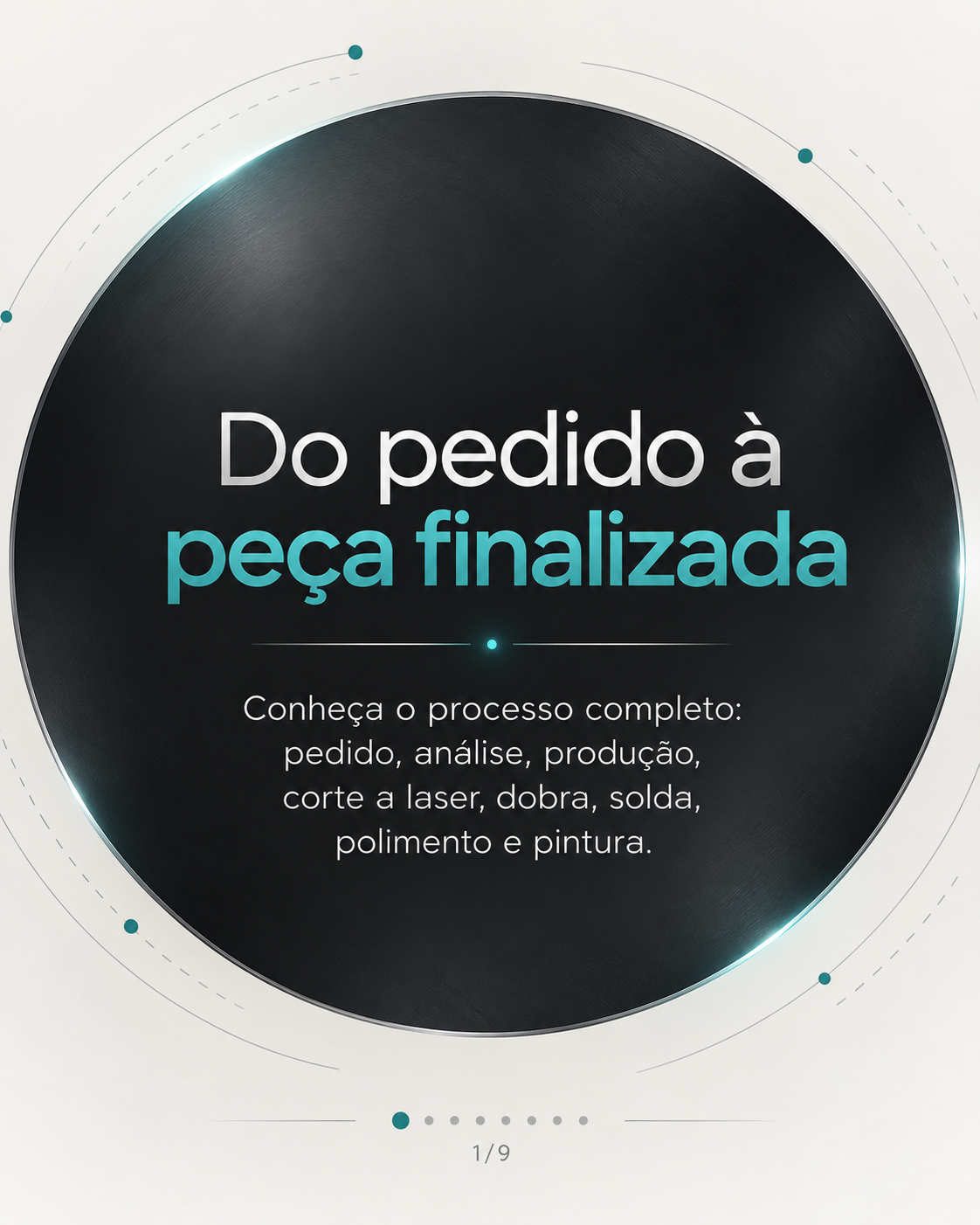 Do pedido à peça finalizada